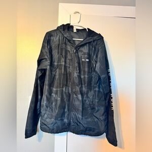 NFQ camo windbreaker zip up jacket large